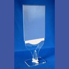 CARTEL O    Vertical sobre peana curva de 157 mm <br>Medidas: A-4 Sobre Peana&nbsp; <br>